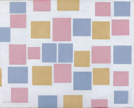 Piet Mondrian: Composition No.3 with Colour Planes